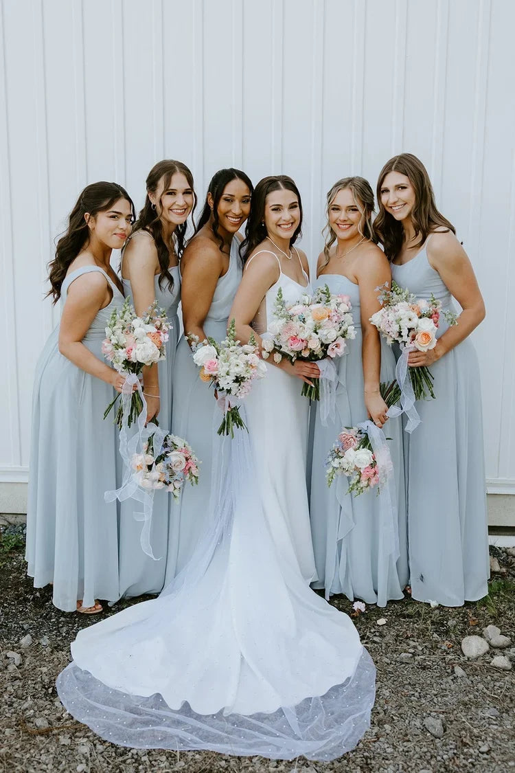 Bride with soft glam wedding makeup by Jayda K Makeup